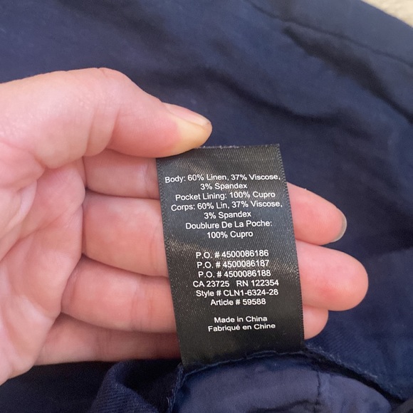 ARITZIA Babaton Cohen linen pants - size 2 - Picture 4 of 4